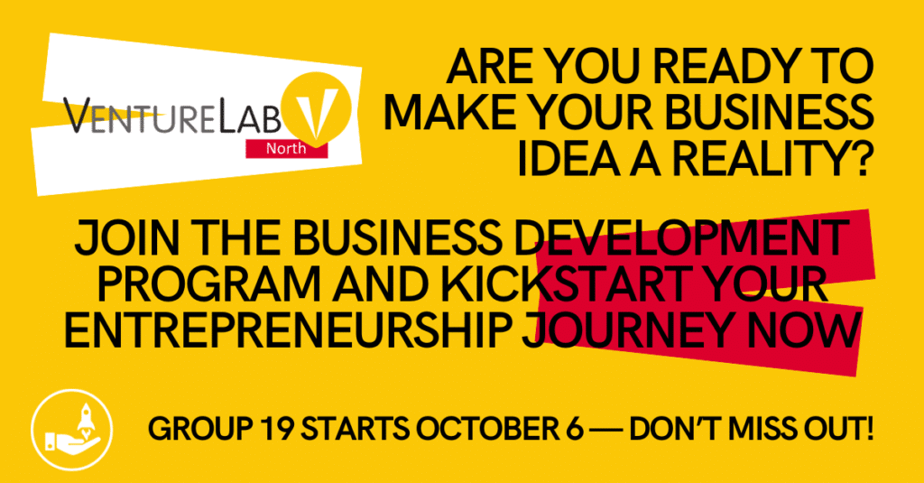 Join the VentureLab North Business Development Program